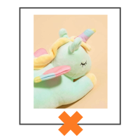 Unicorn knuffel mint